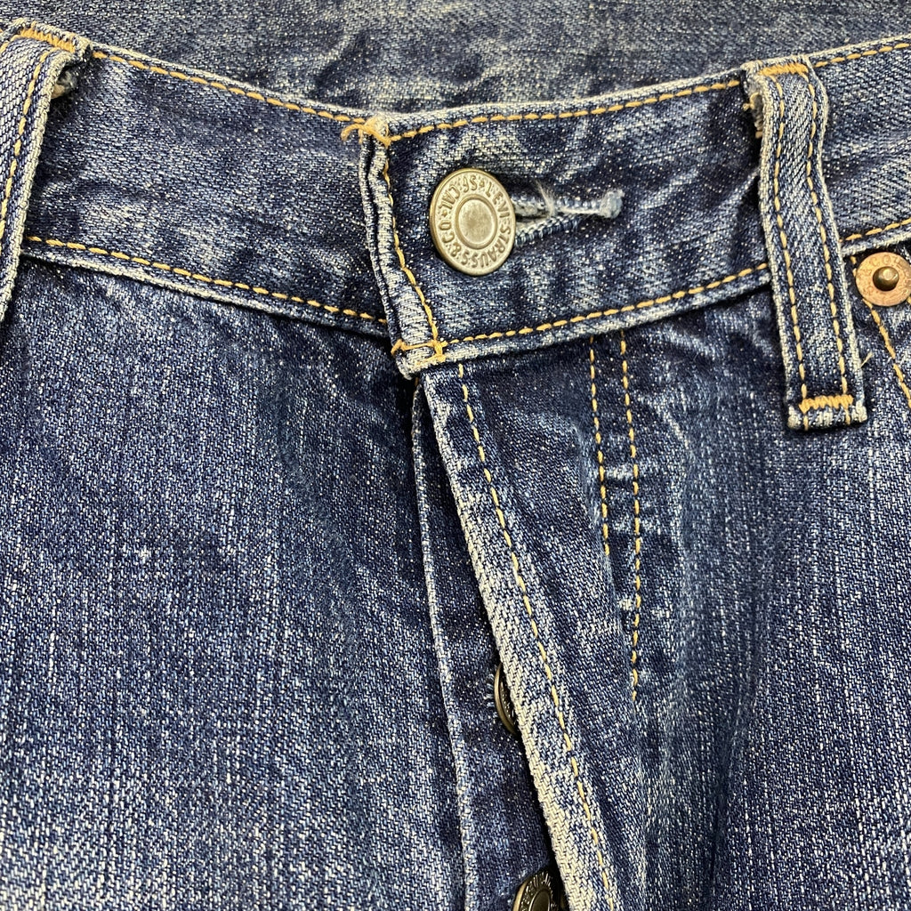 Levi's　リーバイス　501　フィリピン製　デニムパンツ/ジーンズ　ボタンフライ　インディゴ　W30サイズ　古着