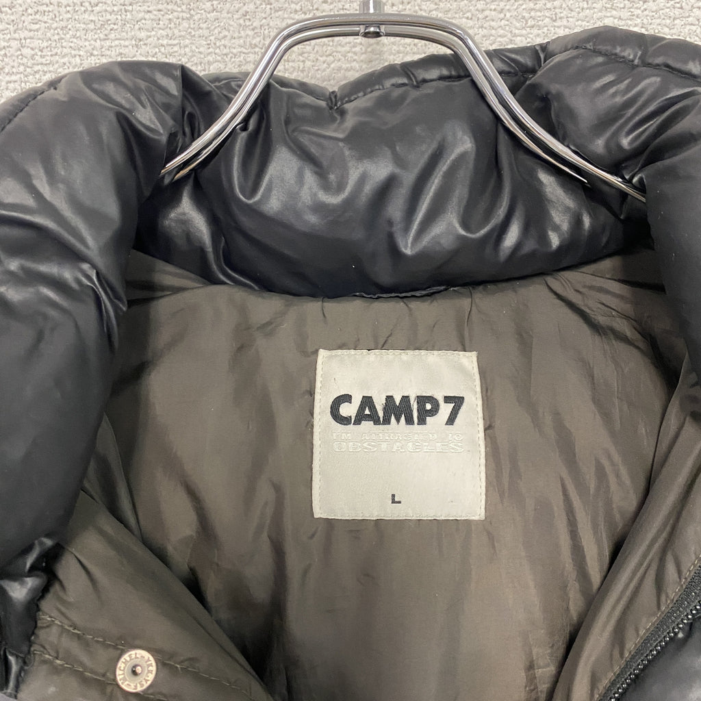 CAMP7　キャンプセブン　ダウンジャケット　黒　ブラック　Lサイズ　古着
