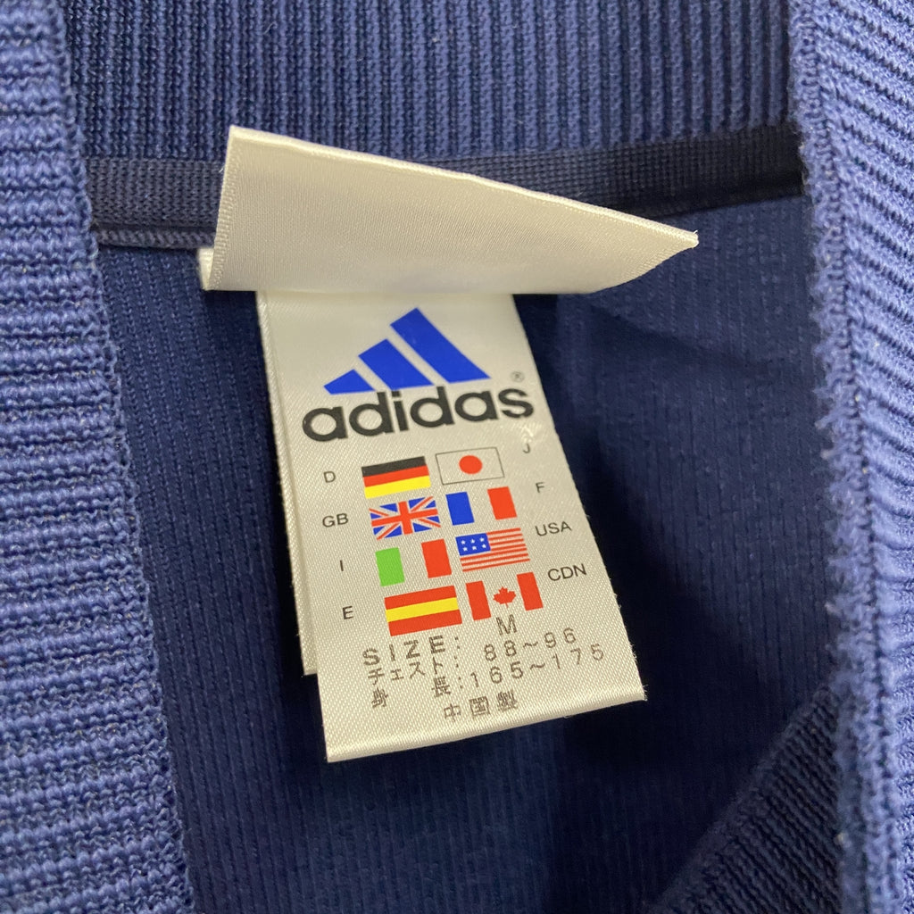adidas　アディダス　トラックジャケット/ジャージ　紺　ネイビー　Mサイズ　古着