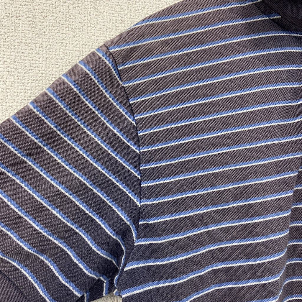 Polo by Ralph Lauren　ラルフローレン　半袖ポロシャツ　ボーダー柄　紺　ネイビー　Sサイズ　古着