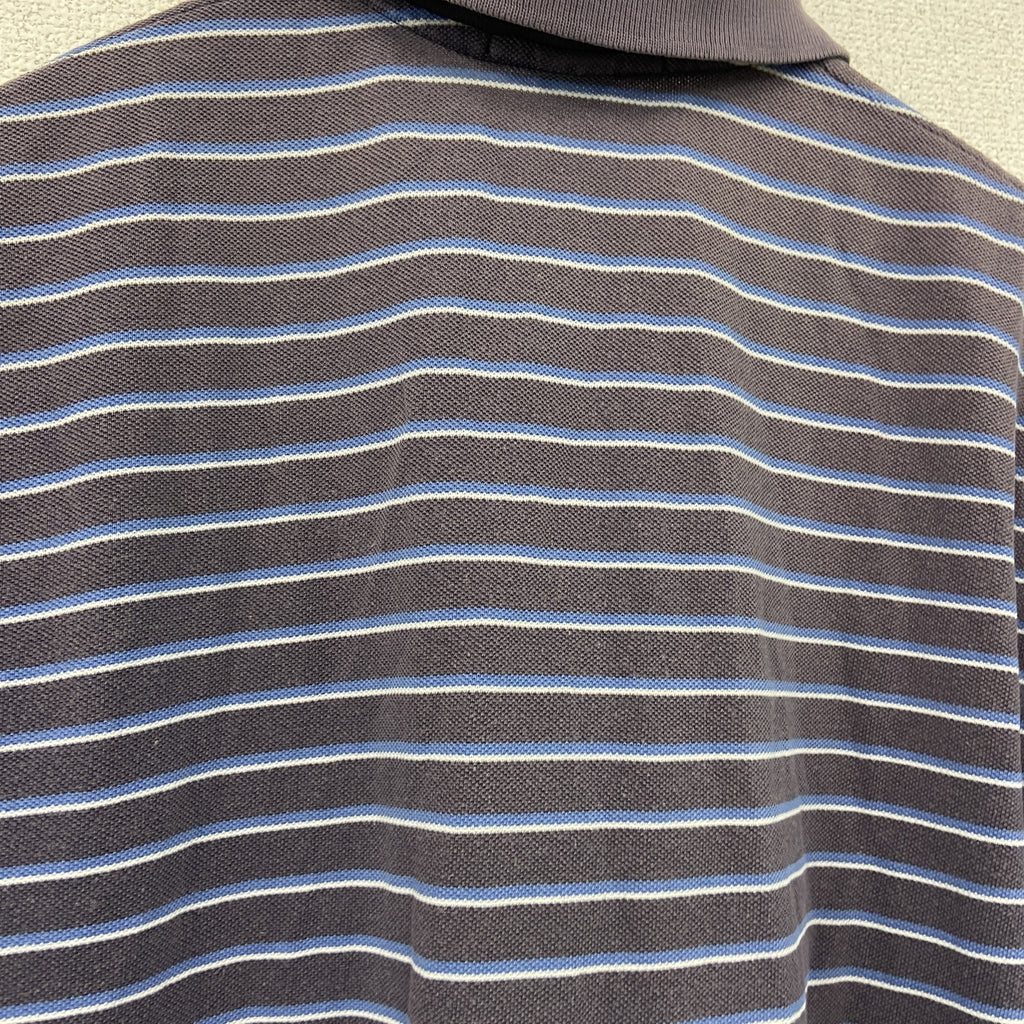 Polo by Ralph Lauren　ラルフローレン　半袖ポロシャツ　ボーダー柄　紺　ネイビー　Sサイズ　古着