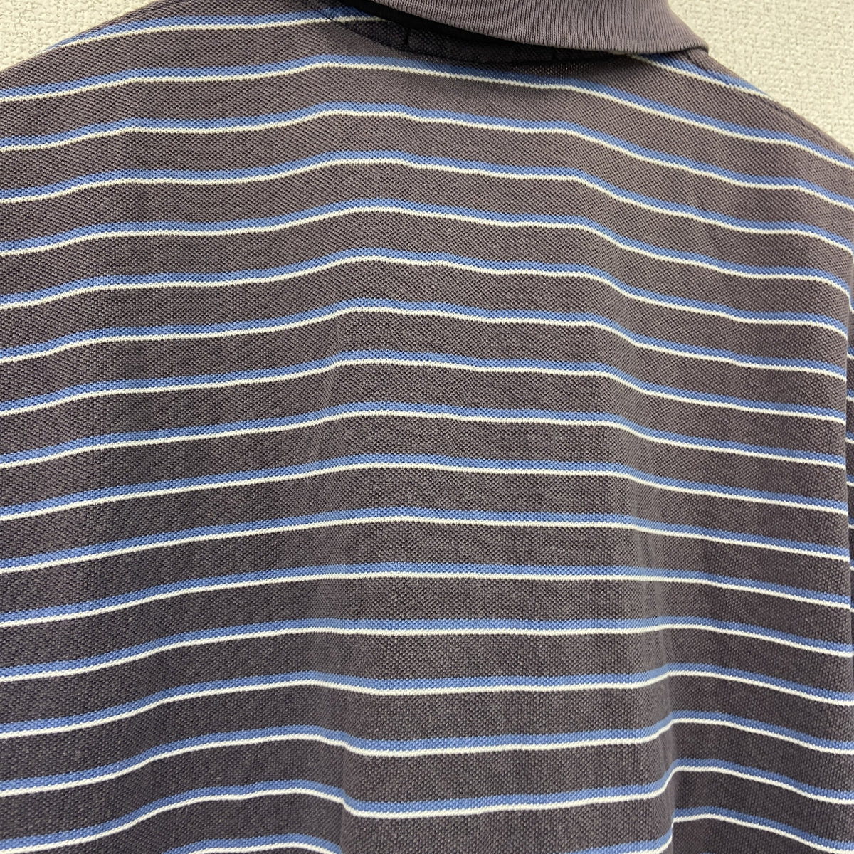 Polo by Ralph Lauren　ラルフローレン　半袖ポロシャツ　ボーダー柄　紺　ネイビー　Sサイズ　古着