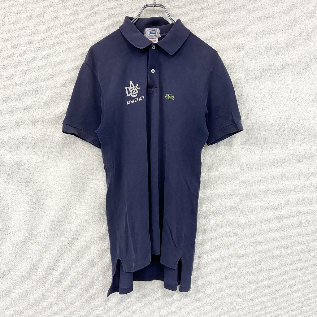 IZOD　LACOSTE　ラコステ　半袖ポロシャツ　紺　ネイビー　Lサイズ　古着