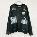 C.E　シーイー　スウェット/トレーナー　プリント　黒　ブラック　XLサイズ　古着