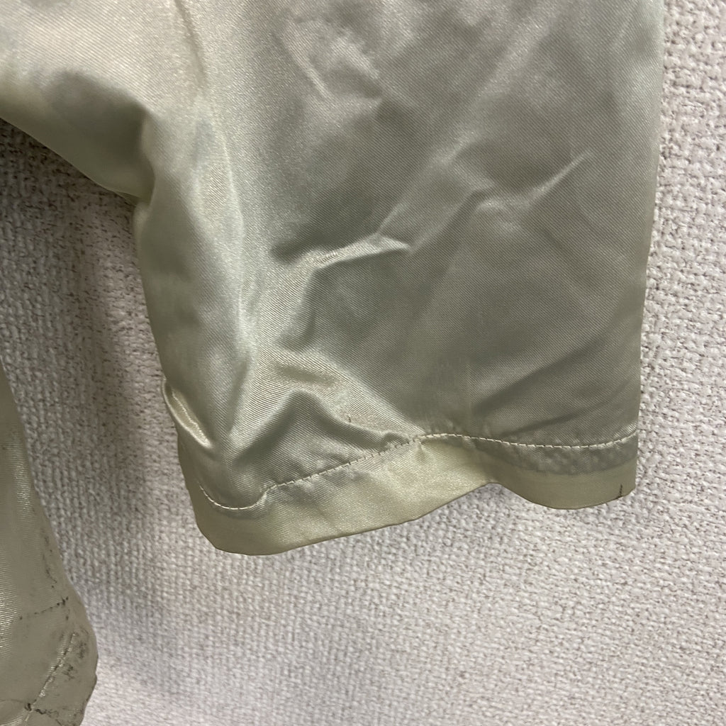 SUPER DRY　スーパードライ　フルジップナイロンジャケット　シルバー ウインドブレーカー ナイロンアウター レディース 古着