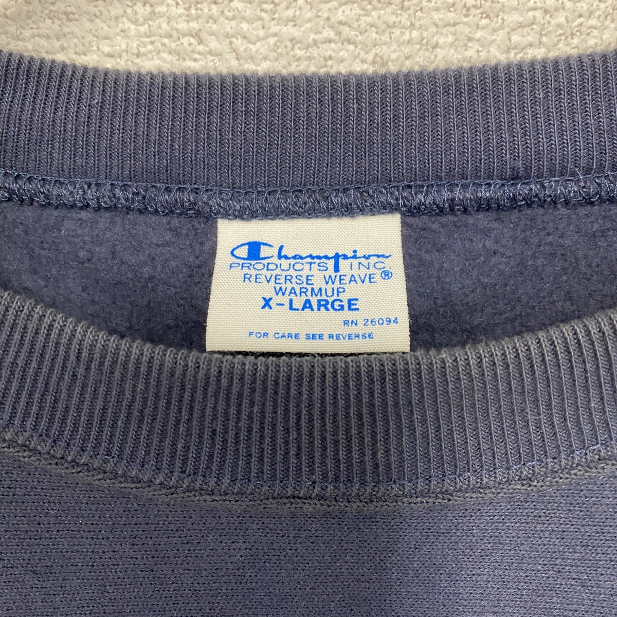 Champion　チャンピオン　リバースウィーブ　スウェット/トレーナー　紺　ネイビー　XLサイズ　古着