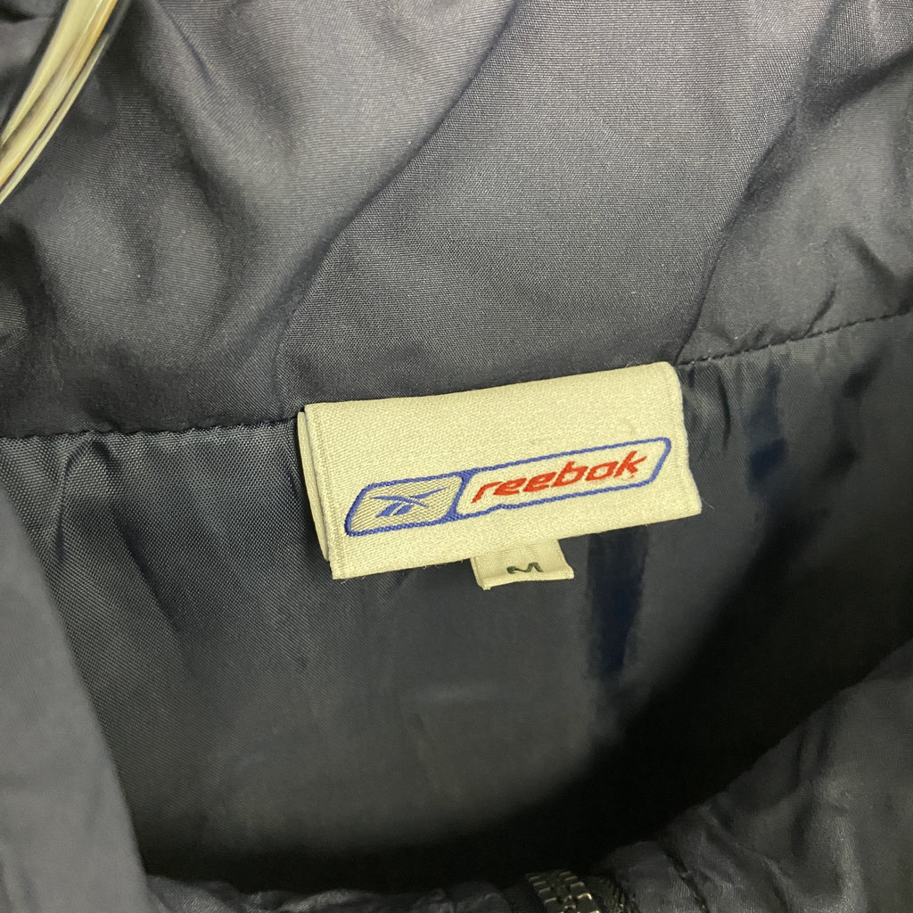 Reebok　リーボック　中綿ジャケット　紺　ネイビー　Mサイズ　古着