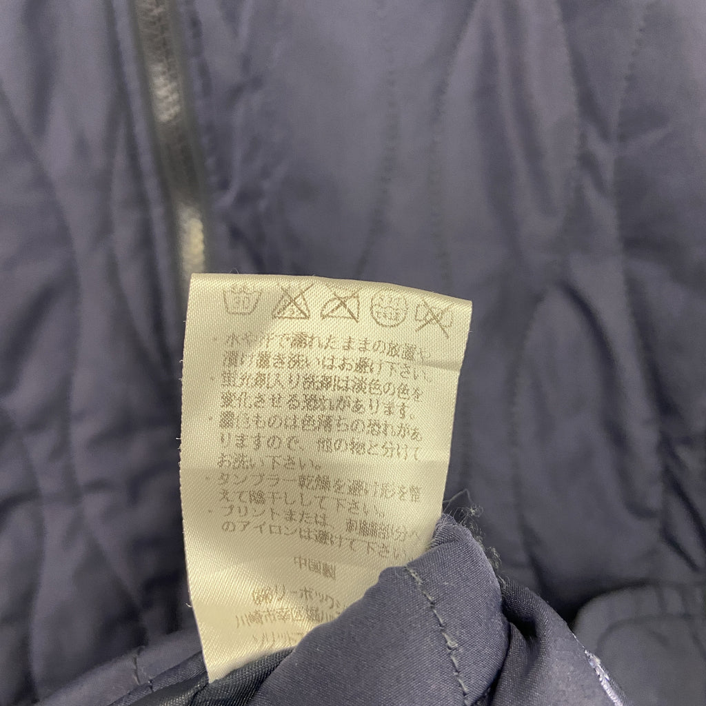 Reebok　リーボック　中綿ジャケット　紺　ネイビー　Mサイズ　古着