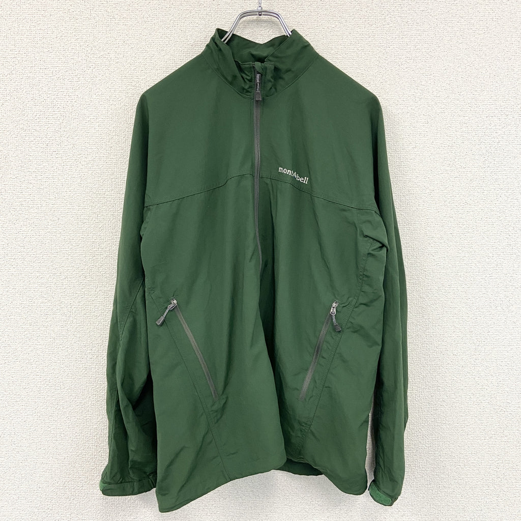 Mont-bell　モンベル　フルジップジャケット　緑　グリーン　Sサイズ　古着