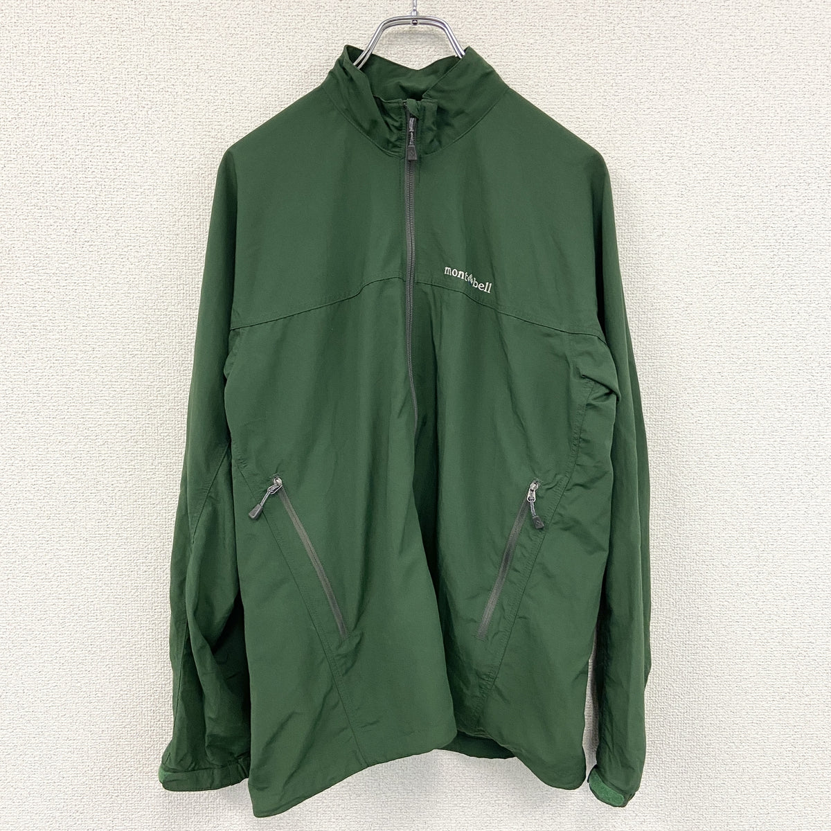 Mont-bell　モンベル　フルジップジャケット　緑　グリーン　Sサイズ　古着