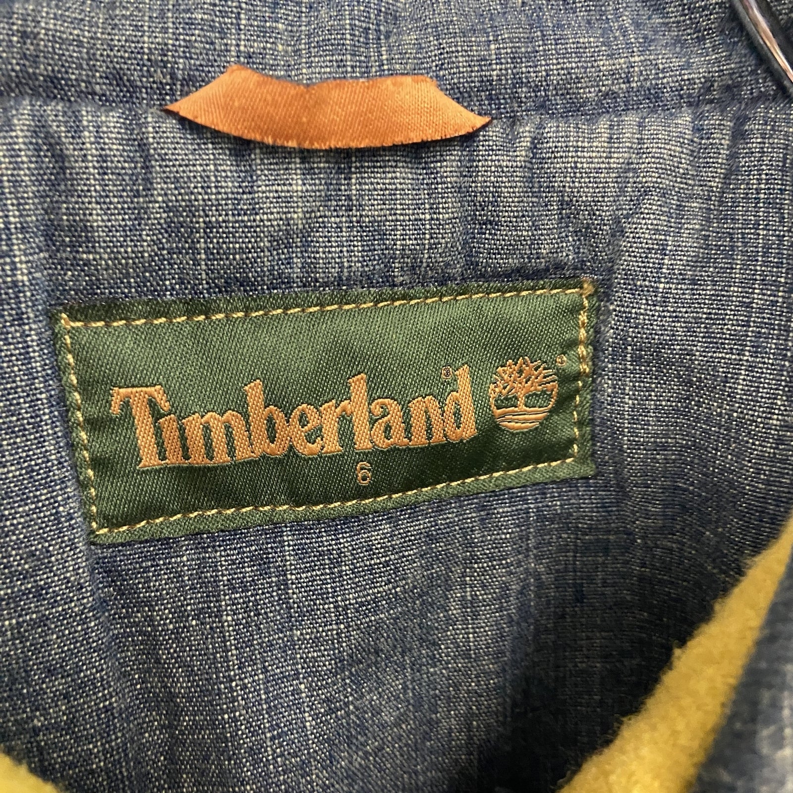 Timberland　ティンバーランド　デニムジャケット/Gジャン　インディゴ　Mサイズ　古着