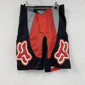 FOX Racing　フォックスレーシング　ハーフパンツ/ショートパンツ　モトクロス　MTB　黒　ブラック　赤　レッド　30サイズ　古着