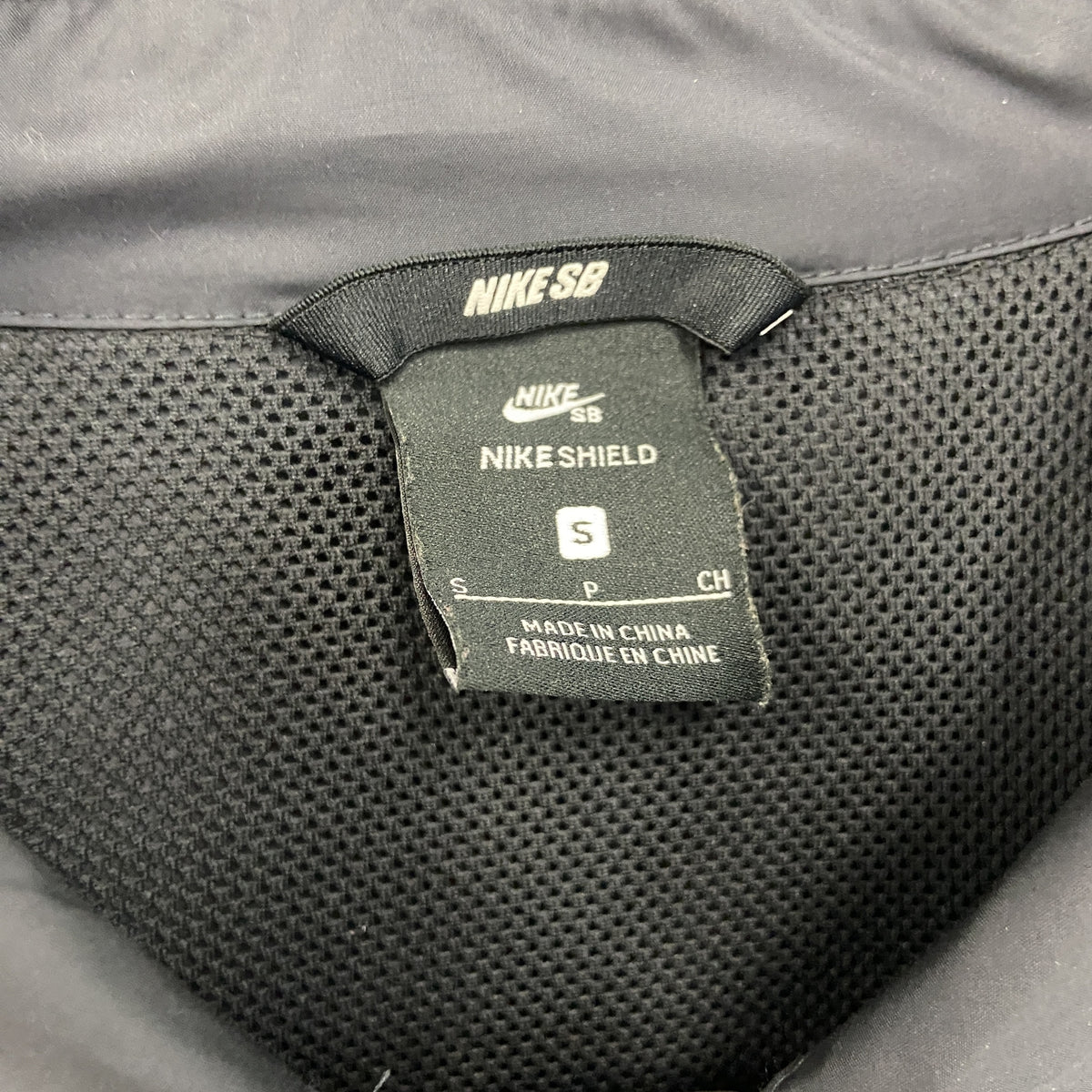 NIKE　ナイキ　フルボタンジャケット　黒　ブラック　Sサイズ　古着