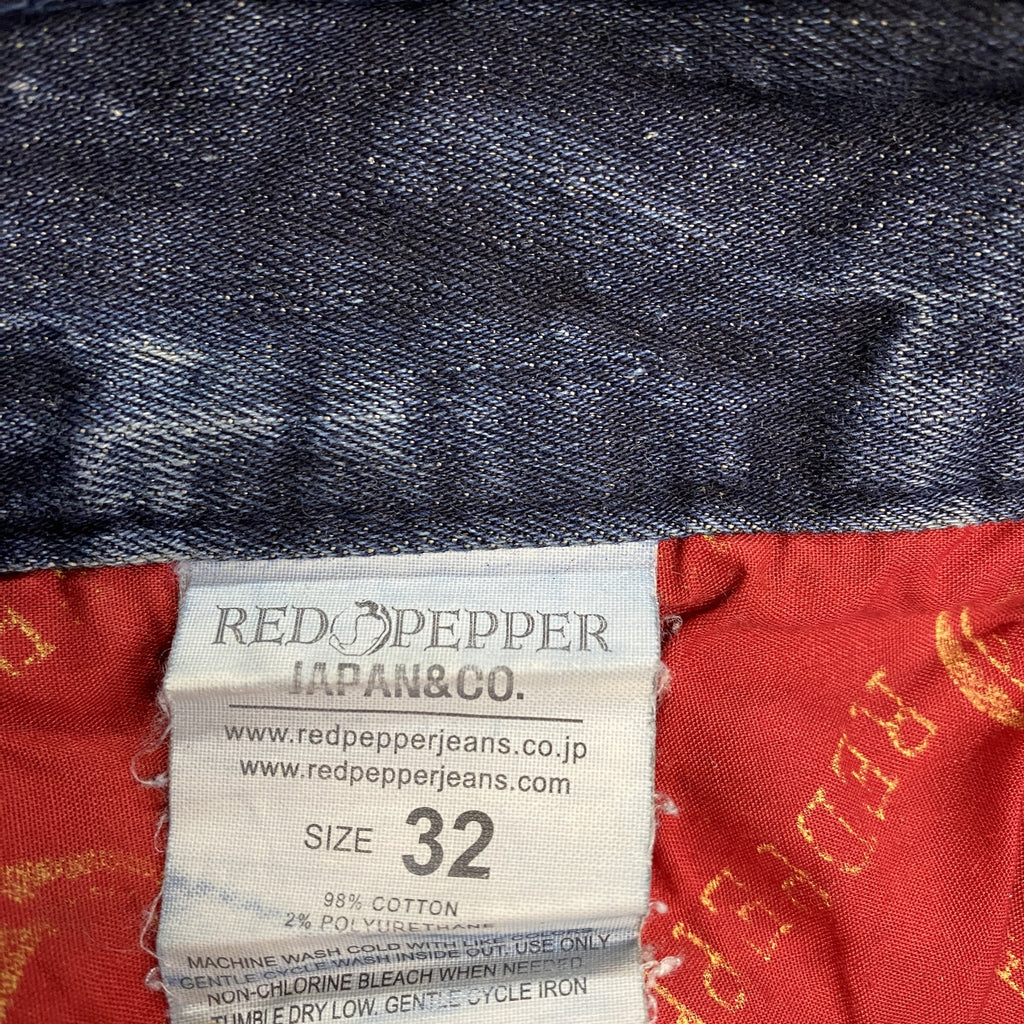 RED PEPPER　レッドペッパー　デニムパンツ/ジーンズ　ジップフライ　インディゴ　32サイズ　古着