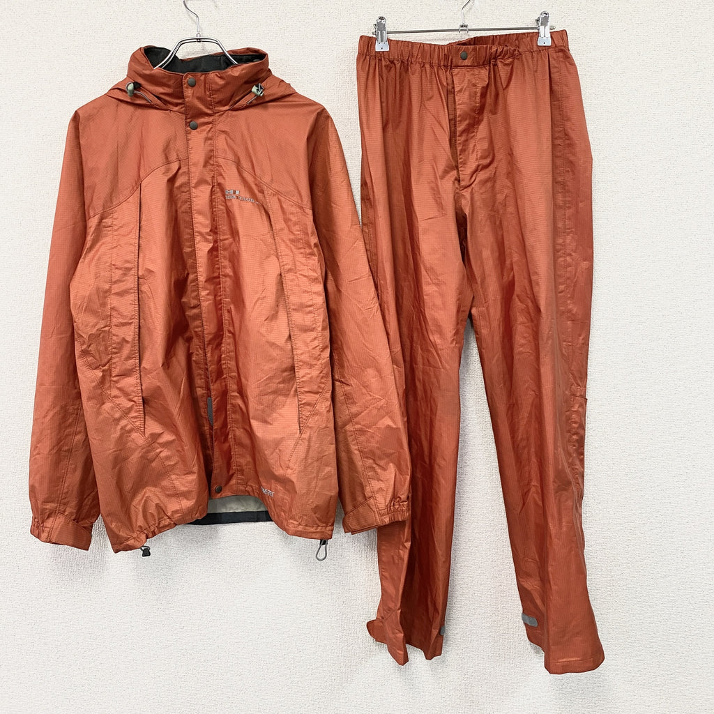 HERITAGE　ヘリテイジ　GORE-TEX　　セットアップ　ナイロンジャケット　ナイロンパンツ　オレンジ　3Lサイズ　古着
