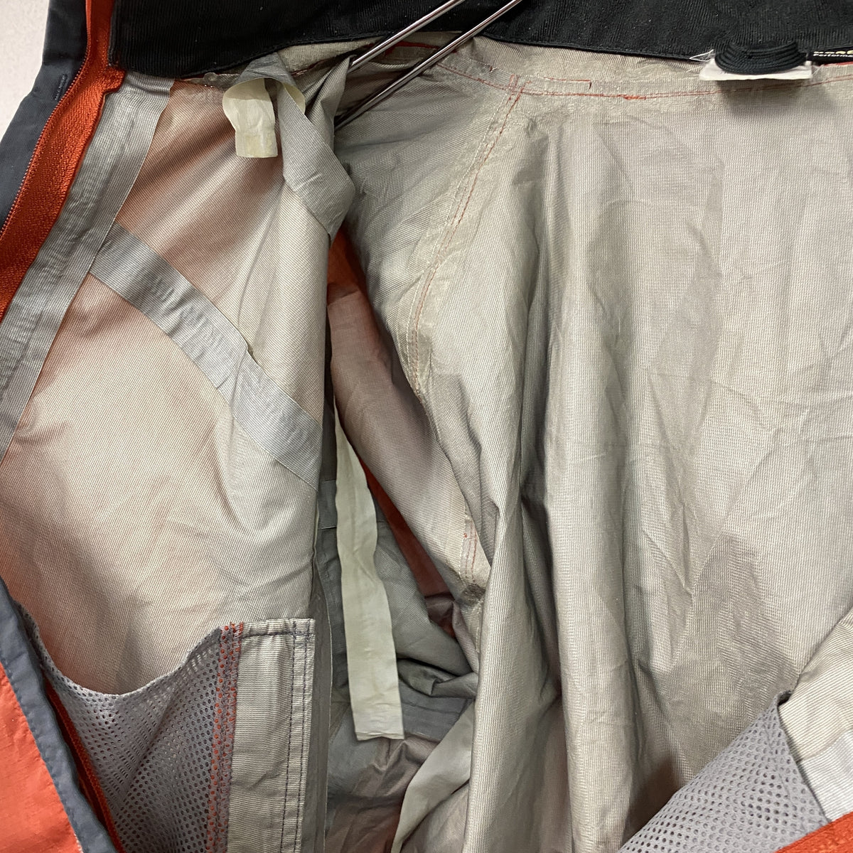 HERITAGE　ヘリテイジ　GORE-TEX　　セットアップ　ナイロンジャケット　ナイロンパンツ　オレンジ　3Lサイズ　古着