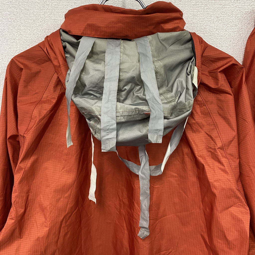 HERITAGE　ヘリテイジ　GORE-TEX　　セットアップ　ナイロンジャケット　ナイロンパンツ　オレンジ　3Lサイズ　古着