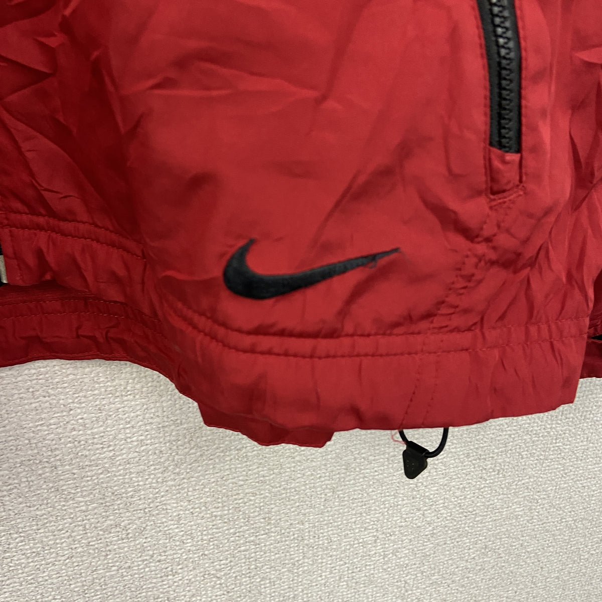 NIKE　ナイキ　フルジップジャケット　赤　レッド　XLサイズ　古着
