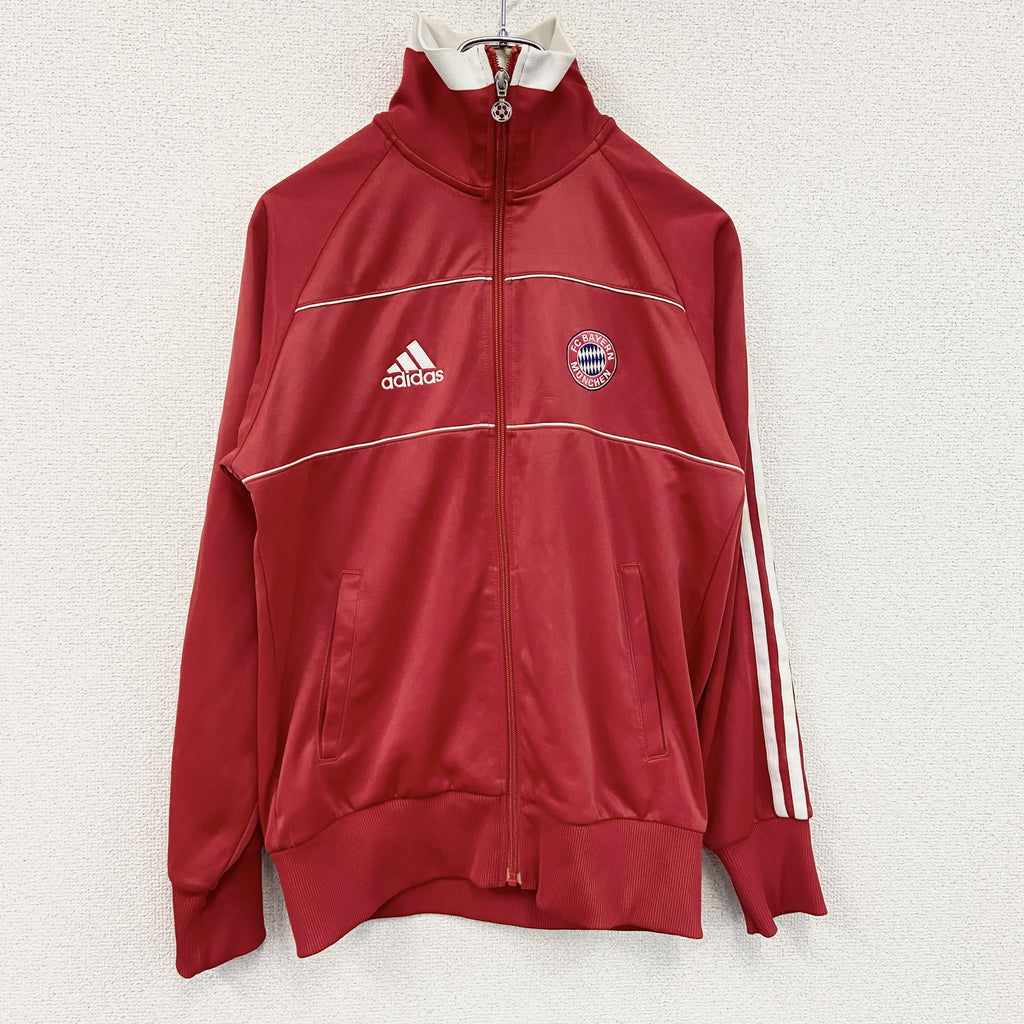 adidas　アディダス　トラックジャケット/ジャージ　赤　レッド　Sサイズ　古着