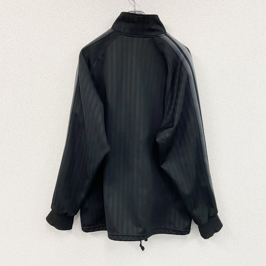adidas　アディダス　トラックジャケット/ジャージ　黒　ブラック　Lサイズ　古着