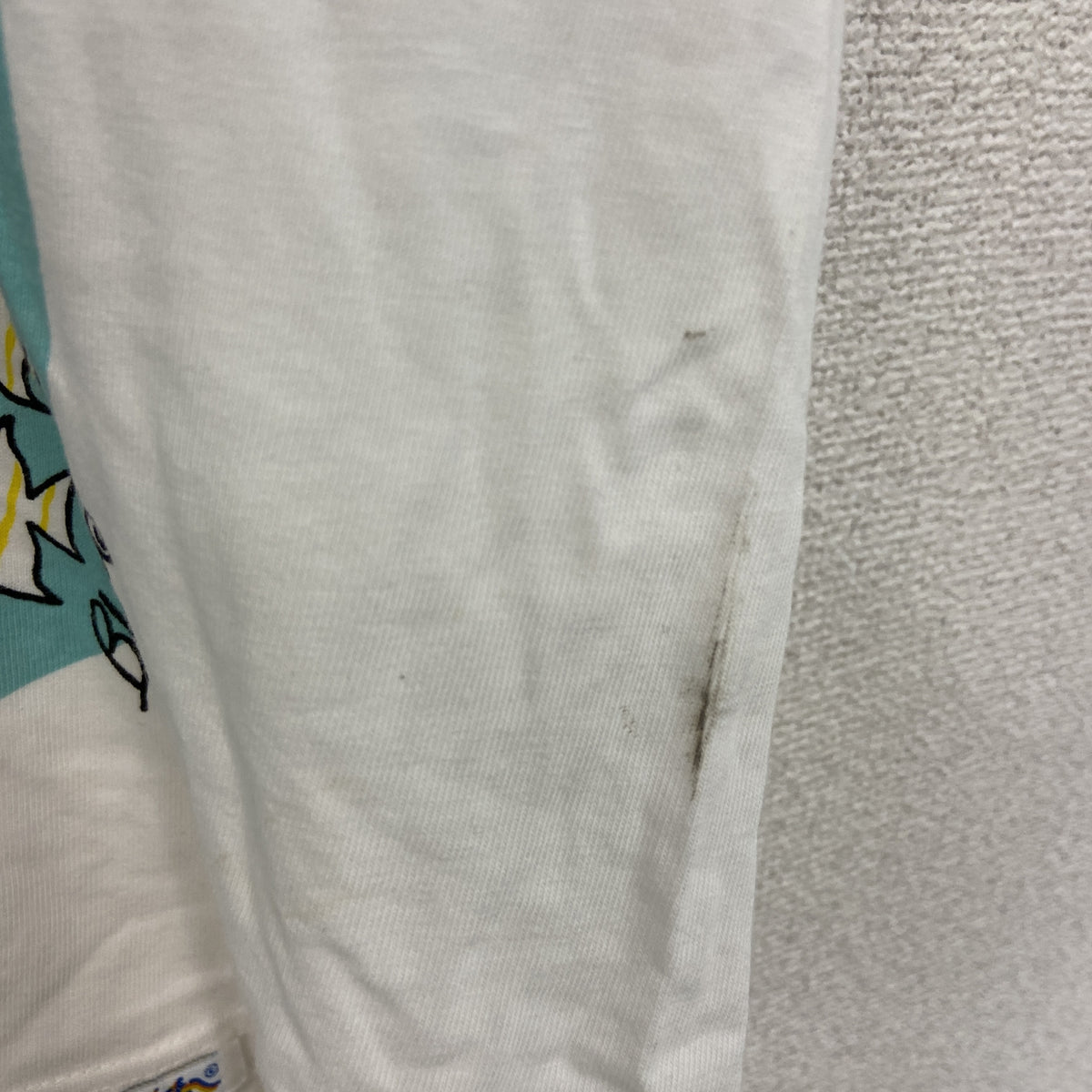 Crazy Shirts　クレイジーシャツ　半袖プリントTシャツ　シングルステッチ　ヴィンテージ　白　ホワイト　Sサイズ　古着