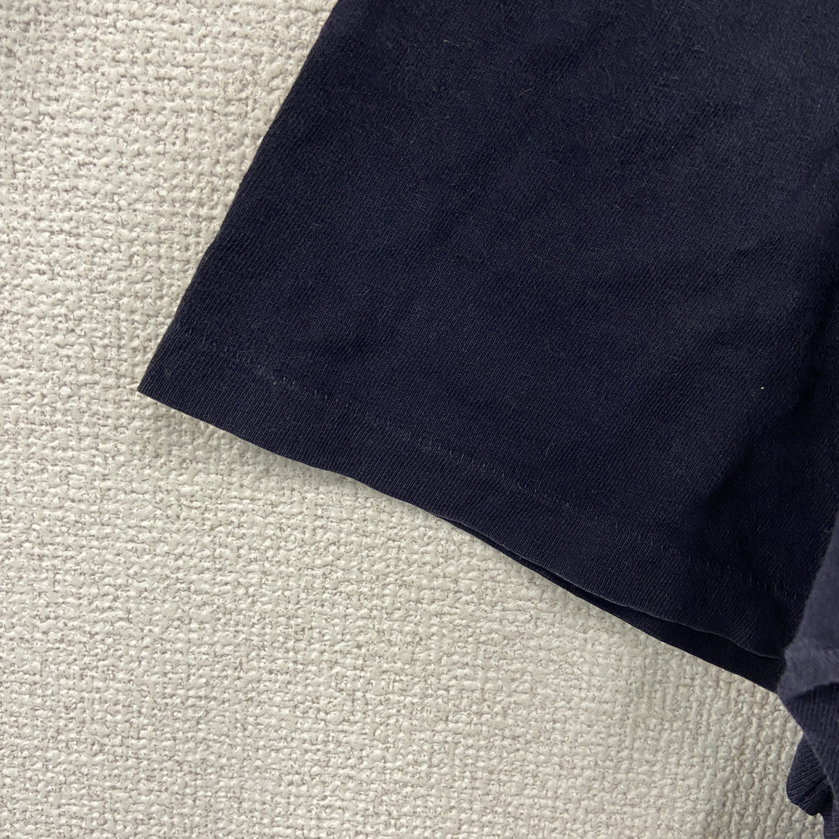 BEAR　半袖プリントTシャツ　シングルステッチ　ヴィンテージ　紺　ネイビー　Lサイズ　古着