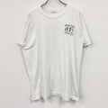 半袖プリントTシャツ　シングルステッチ　ヴィンテージ　白　ホワイト　XXLサイズ カットソー メンズ コットン 古着