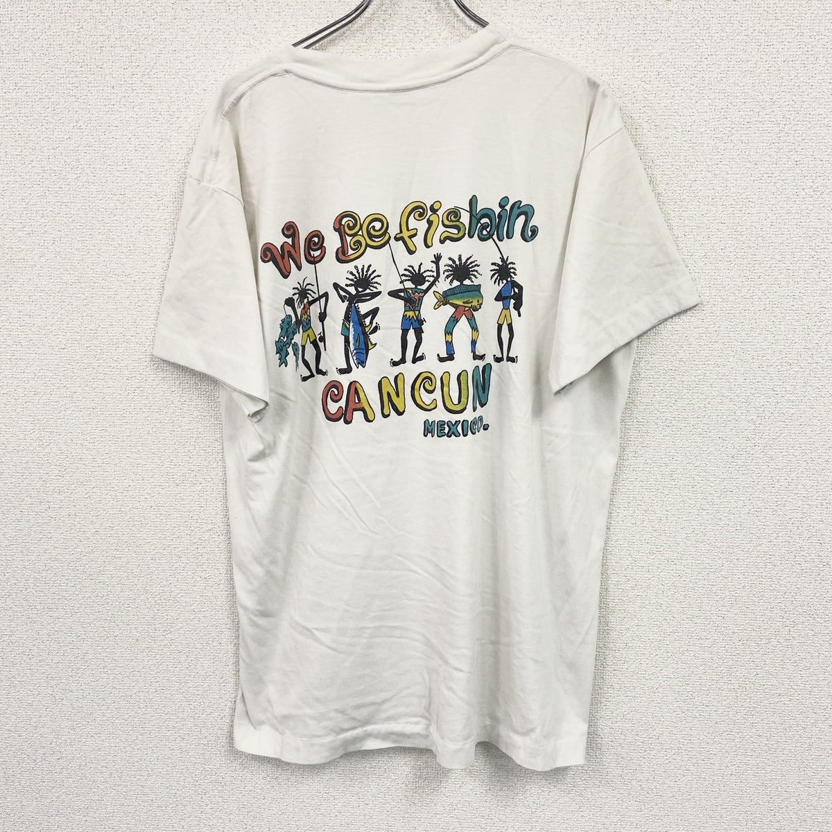 半袖プリントTシャツ　シングルステッチ　ヴィンテージ　白　ホワイト　XXLサイズ カットソー メンズ コットン 古着