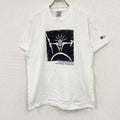 ONEITA　オニータ　半袖プリントTシャツ　シングルステッチ　ヴィンテージ　白　ホワイト　Lサイズ　古着