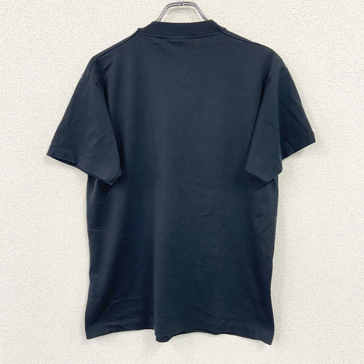 FRUIT OF THE LOOM　フルーツオブザルーム　半袖プリントTシャツ　シングルステッチ　ヴィンテージ　黒　ブラック　Lサイズ カットソー メンズ コットン 古着