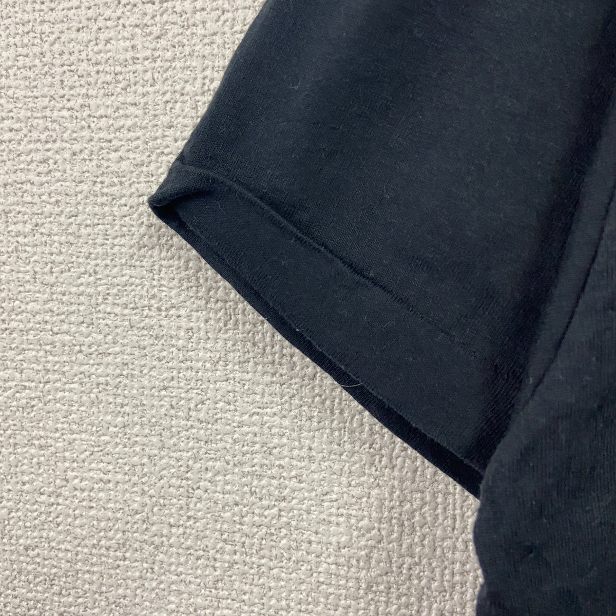 FRUIT OF THE LOOM　フルーツオブザルーム　半袖プリントTシャツ　シングルステッチ　ヴィンテージ　黒　ブラック　Lサイズ カットソー メンズ コットン 古着