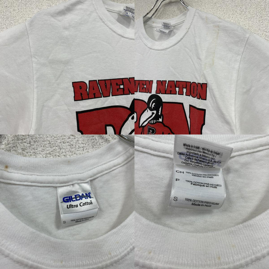 Langlitz Leathers　ラングリッツレザーズ　半袖プリントTシャツ　白　ホワイト　Mサイズ　古着