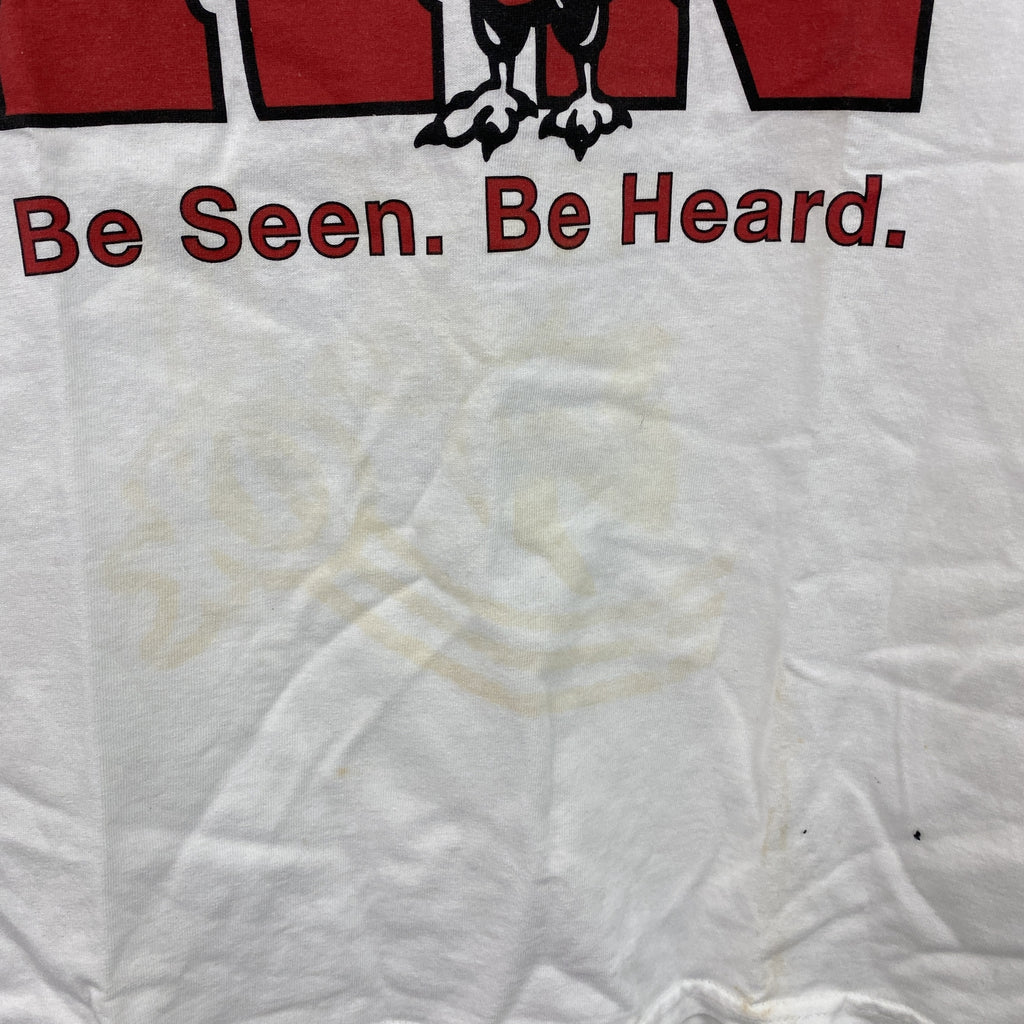GILDAN　ギルダン　RAVEN NATION　半袖プリントTシャツ　白　ホワイト　Sサイズ　古着