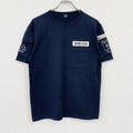 AVIREX　アヴィレックス　半袖ファティーグTシャツ　紺　ネイビー　Mサイズ　古着