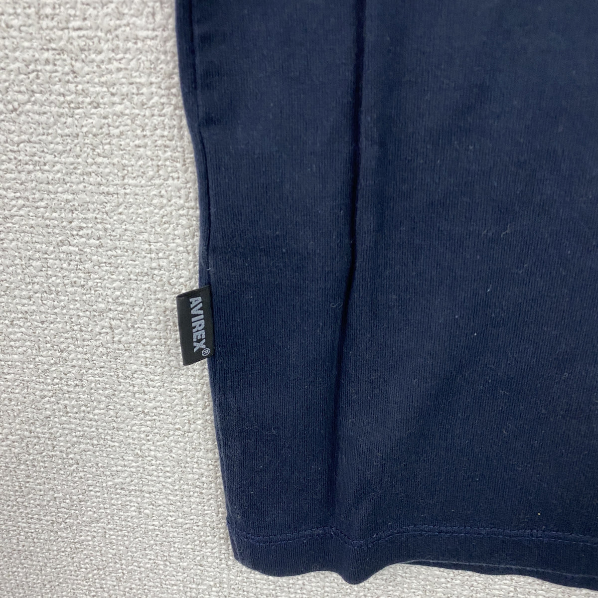 AVIREX　アヴィレックス　半袖ファティーグTシャツ　紺　ネイビー　Mサイズ　古着