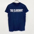MV SPORT　半袖プリントTシャツ　紺　ネイビー　Sサイズ カットソー コットン 古着