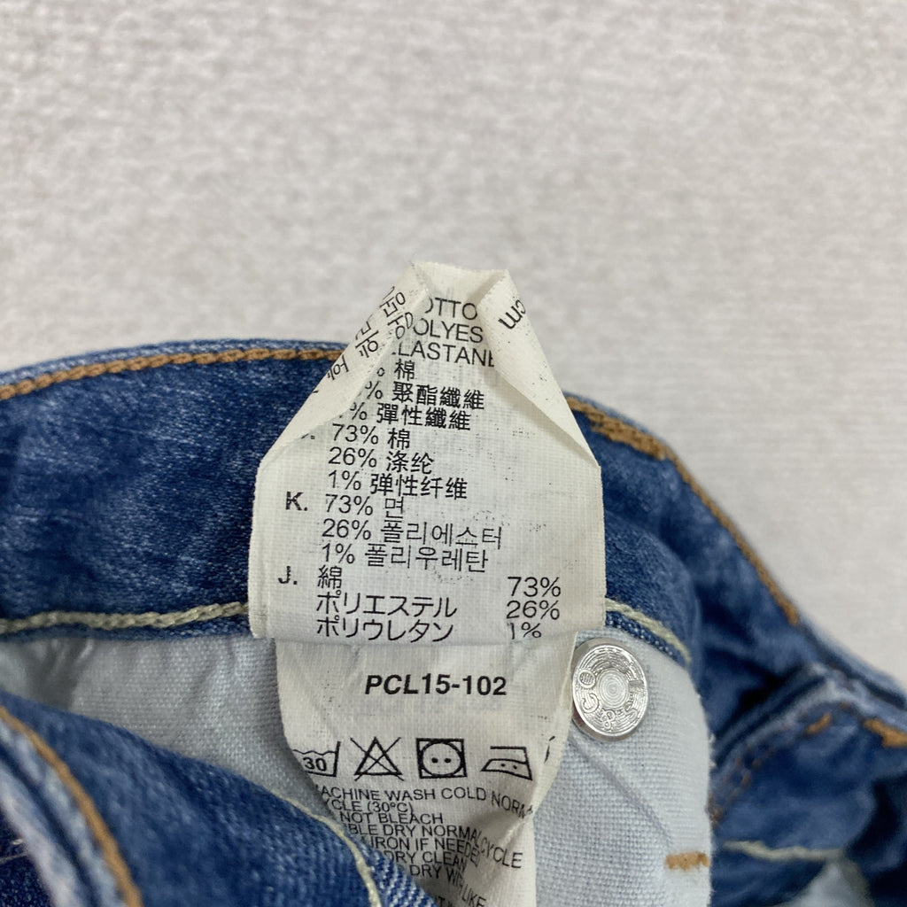 Levi's　リーバイス　デニムパンツ/ジーンズ　ジップフライ　インディゴ　W30サイズ メンズ コットン ポリエステル 古着
