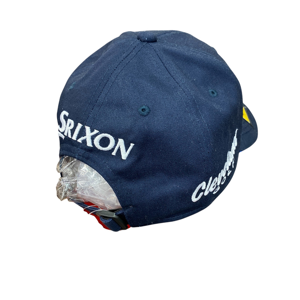 Srixon　スリクソン　キャップ　刺　紺　ネイビー　Fサイズ　古着