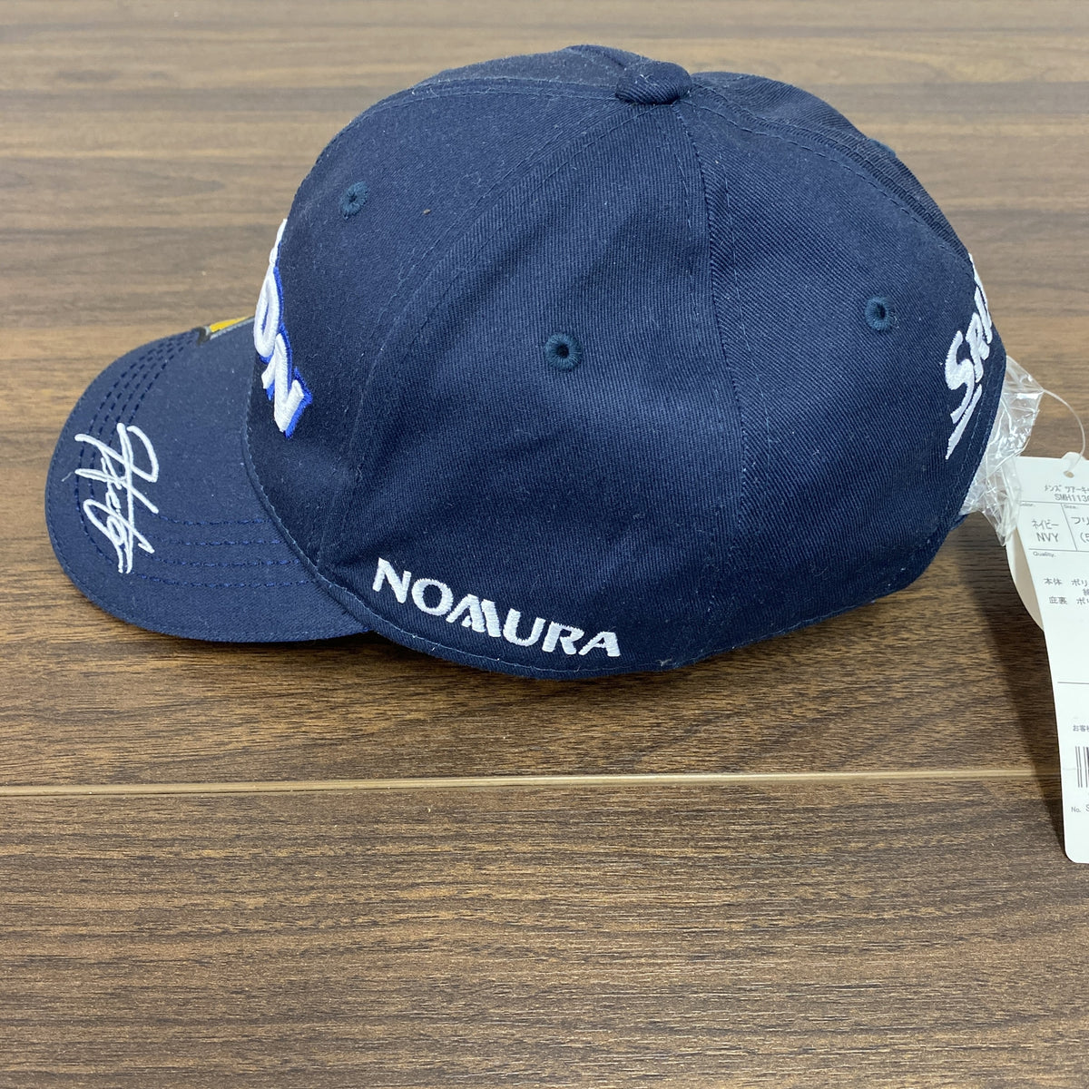Srixon　スリクソン　キャップ　刺　紺　ネイビー　Fサイズ　古着