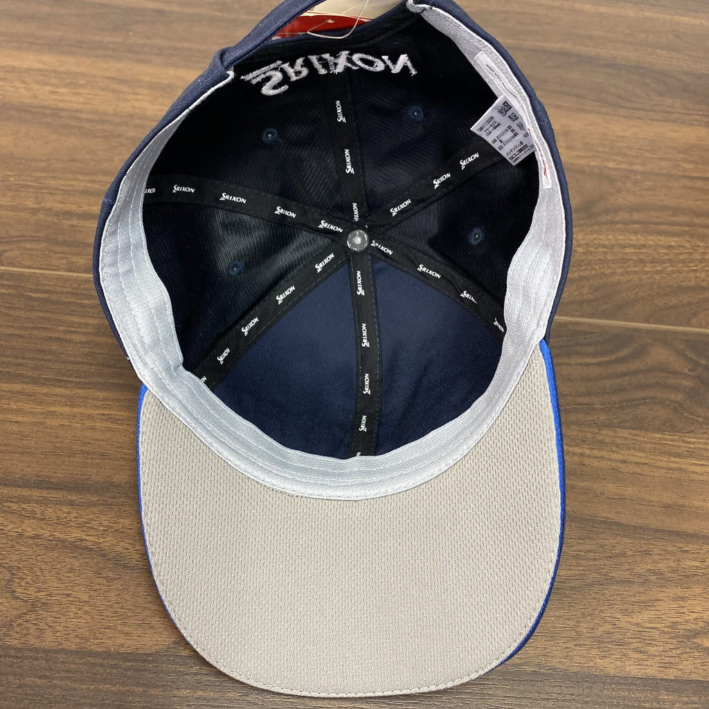 Srixon　スリクソン　キャップ　刺　紺　ネイビー　Fサイズ　古着