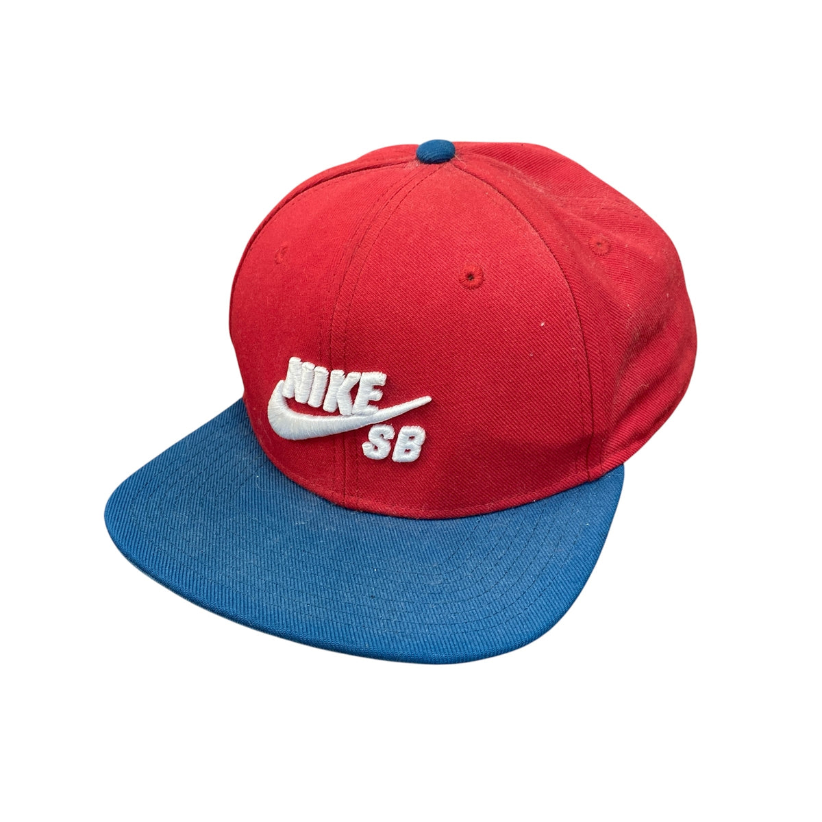 NIKE SB　ナイキエスビー　キャップ　ベースボールキャップ　刺　赤　レッド　紺　ネイビー　古着