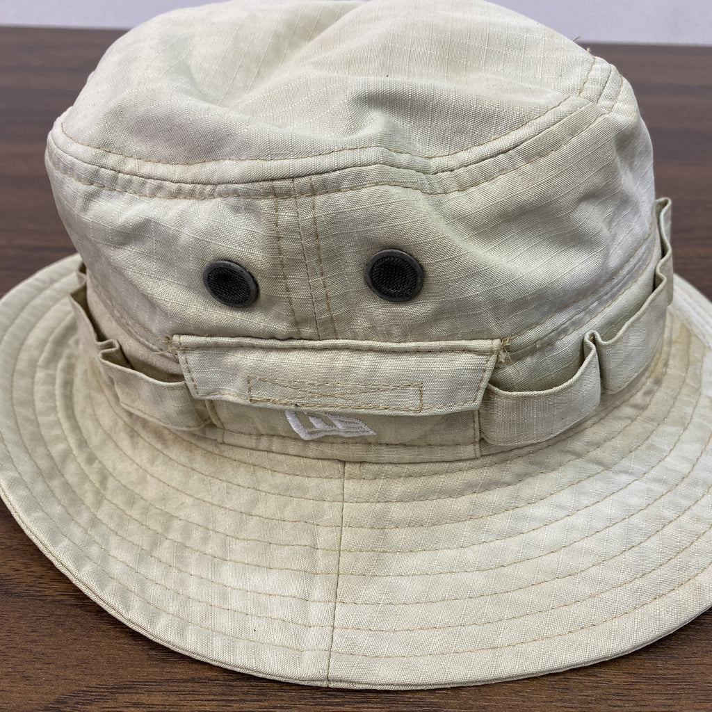 NEW ERA　ニューエラ　サファリハット　バケットハット　ベージュ　L-XLサイズ　古着