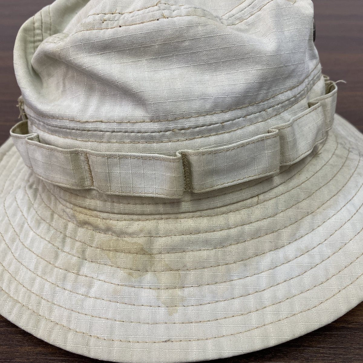 NEW ERA　ニューエラ　サファリハット　バケットハット　ベージュ　L-XLサイズ　古着