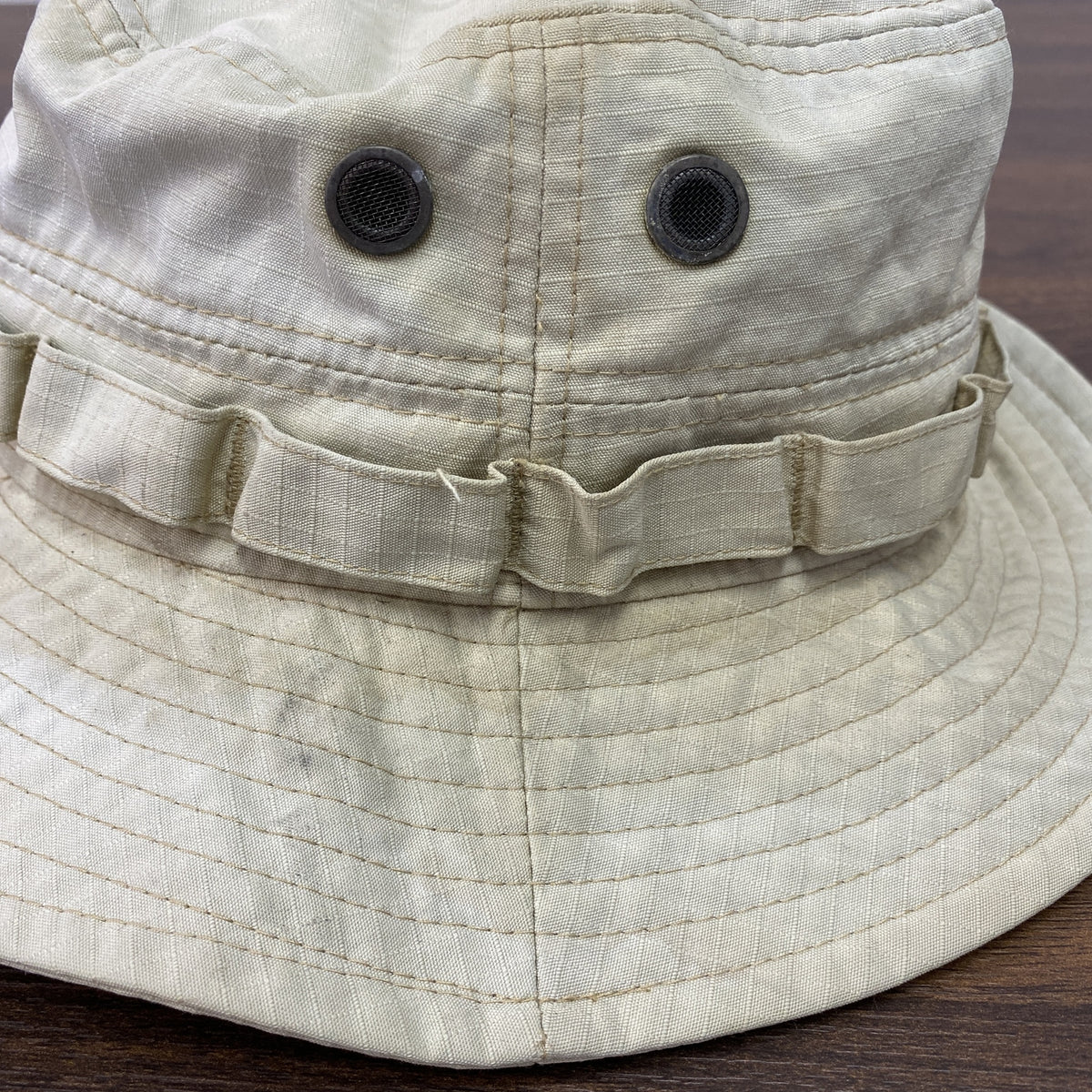 NEW ERA　ニューエラ　サファリハット　バケットハット　ベージュ　L-XLサイズ　古着
