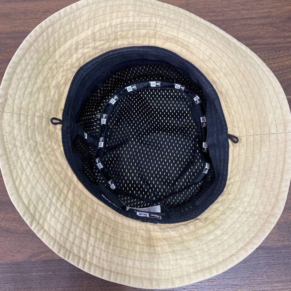 NEW ERA　ニューエラ　サファリハット　バケットハット　ベージュ　L-XLサイズ　古着
