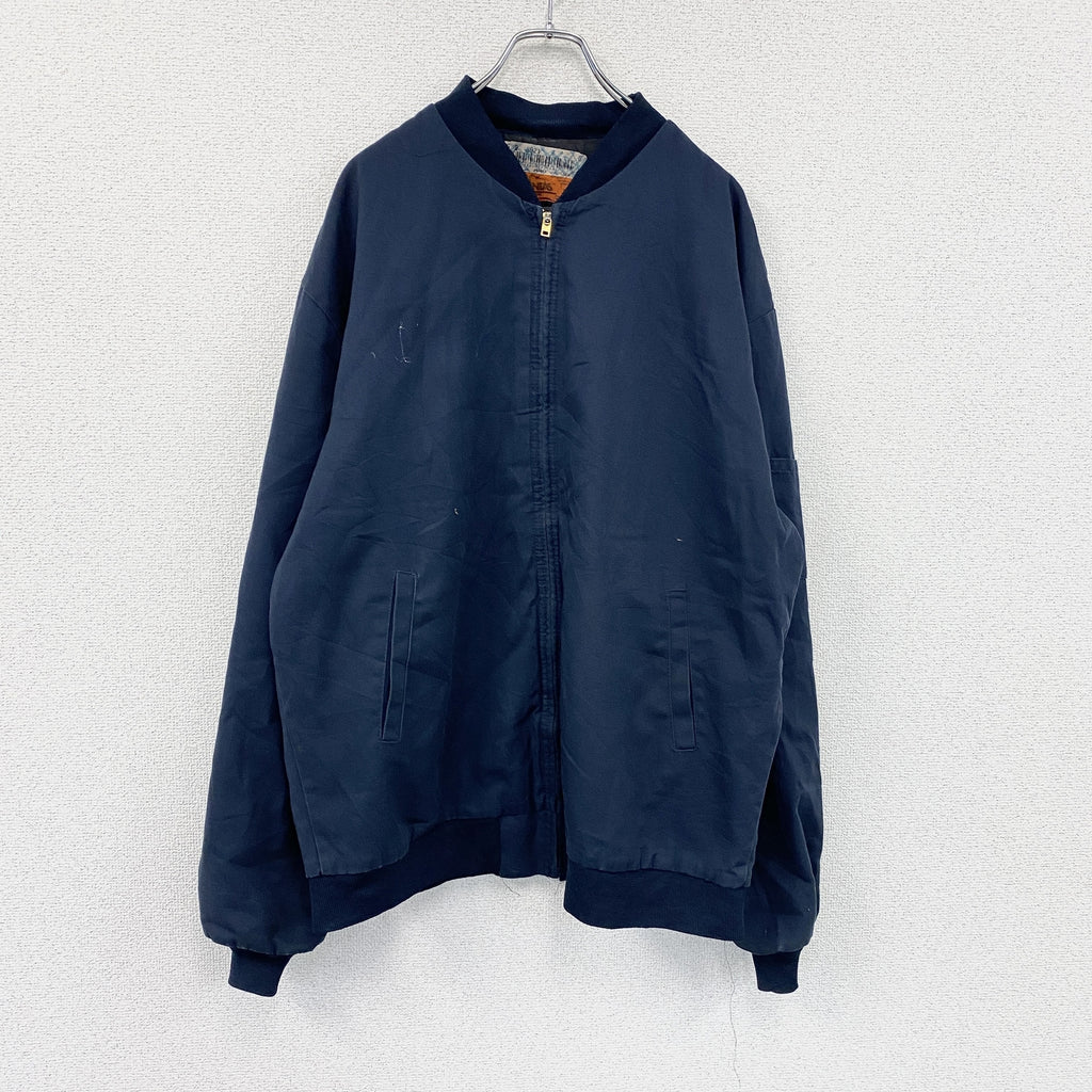 CINTAS　ワークジャケット　ブルゾン　紺　ネイビー　XLサイズ　古着