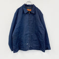 ～80s　RED KAP　レッドキャップ　ワークジャケット　カバーオール　TALONジップ　ヴィンテージ　紺　ネイビー　XLサイズ　古着