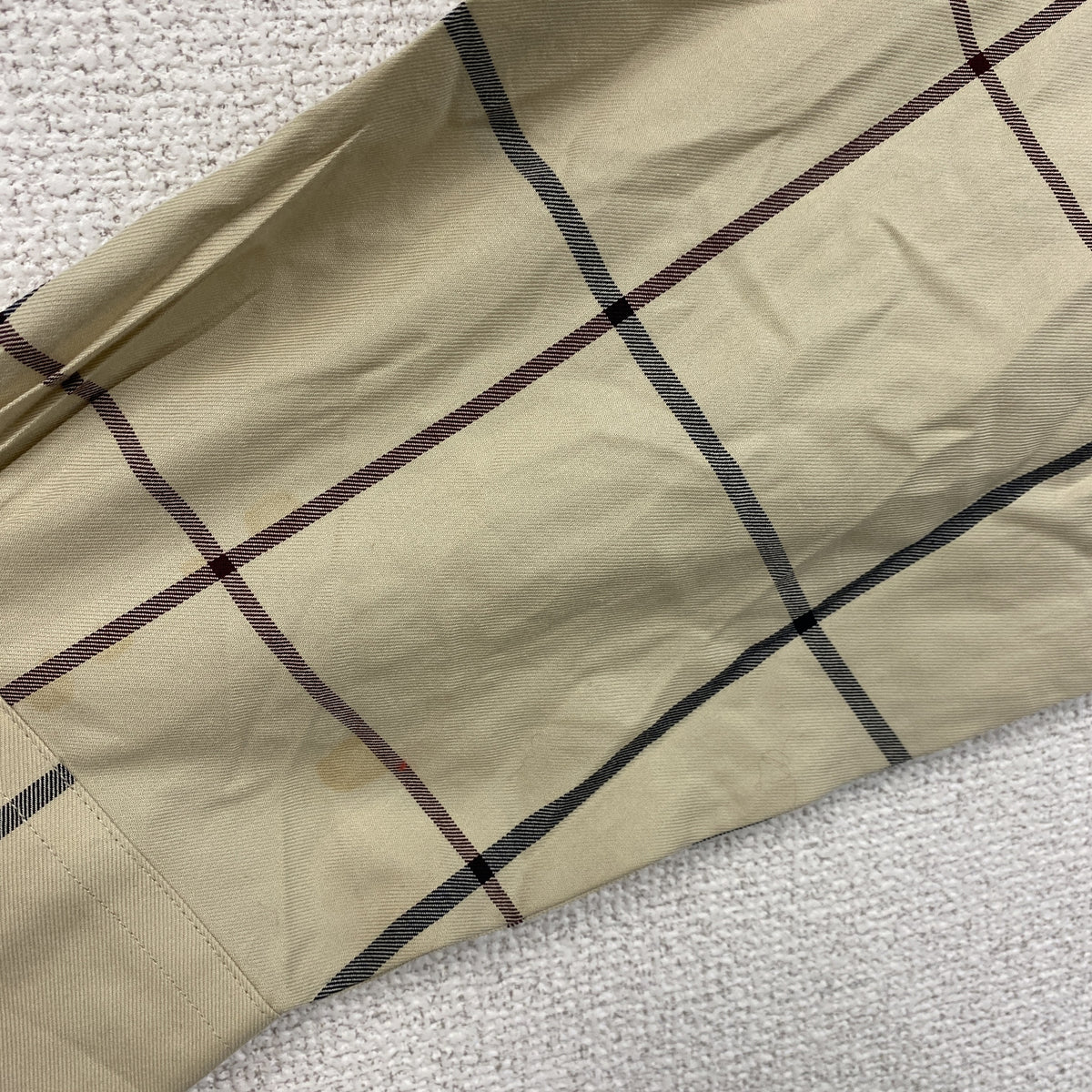 Brooks Brothers　ブルックスブラザーズ　長袖ボタンダウンシャツ　ネルシャツ　チェック柄　ベージュ　Lサイズ　古着