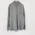 ～00s　Eddie Bauer　エディーバウアー　長袖ボタンダウンシャツ　ネルシャツ　チェック柄　ヴィンテージ　マルチカラー　緑　グリーン　赤　レッド　XLサイズ　古着