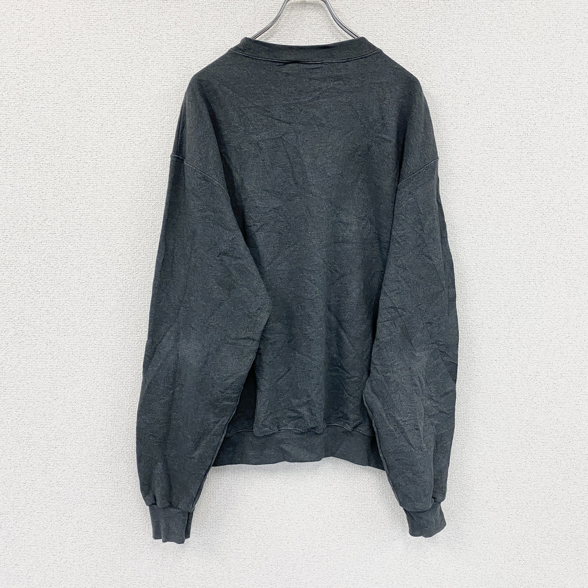 Champion　チャンピオン　スウェット/トレーナー　3連プリント　ノートルダム大学　カレッジロゴ　灰色　ダークグレー　Lサイズ　古着